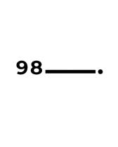 No.98 Beauty logo